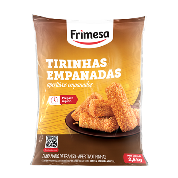 Tirinhas Empanado 2,5kg