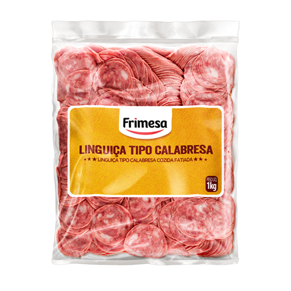 Linguiça Calabresa Fatiada