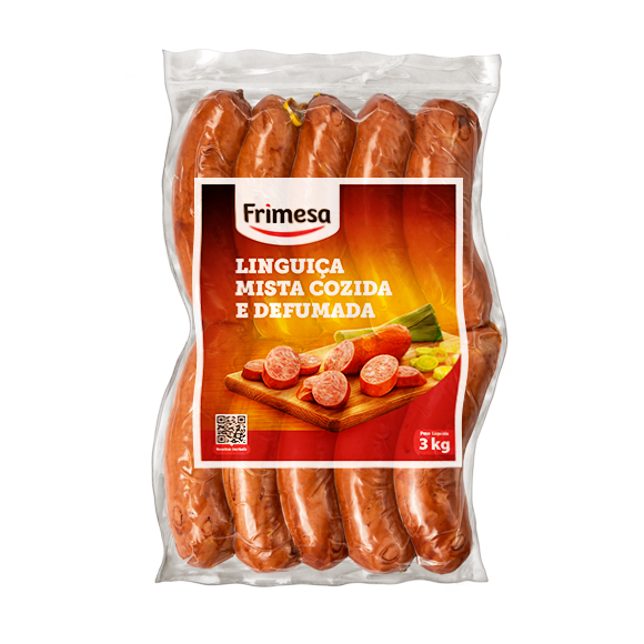 Linguiça Mista Cozida e Defumada 3kg