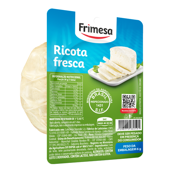 Ricota Fresca 250g Frimesa