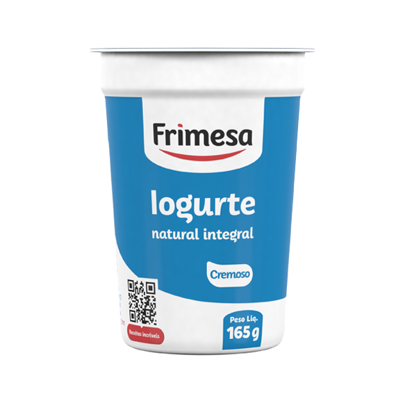 Iogurte Copo Natural Integral 165g Tradicional