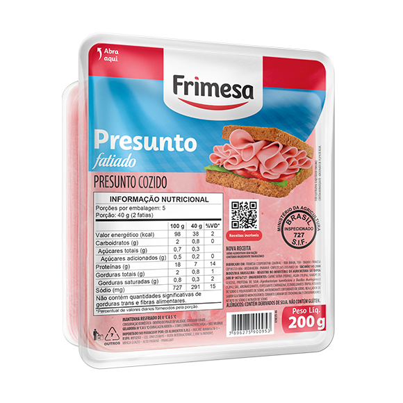 Presunto Fatiado 200 g